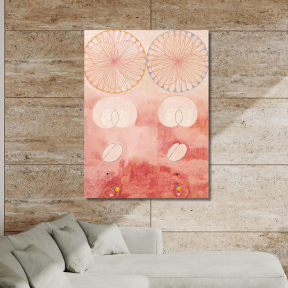 I Dieci Più Grandi N. 9 Della Vecchiaia Hilma af Klint hak32 quadro stampato su tela