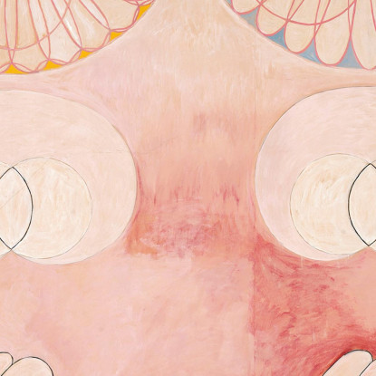 I Dieci Più Grandi N. 9 Della Vecchiaia Hilma af Klint hak32 quadro stampato su tela