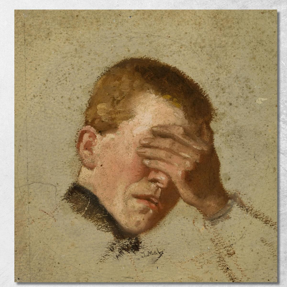 Ragazzo Che Si Copre Gli Occhi Jacek Malczewski jml11 quadro stampato su tela Ragazzo Che Si Copre Gli Occhi Jacek Malczewski jml11 quadro stampato su tela