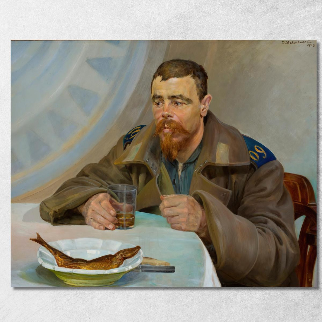 Sezione Destra Dell'Esilio Del Trittico Jacek Malczewski jml29 quadro stampato su tela Sezione Destra Dell'Esilio Del Trittico Jacek Malczewski jml29 quadro stampato su tela