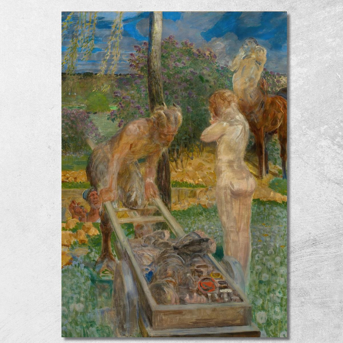 Funerale Dell'Apprendista Pittore Jacek Malczewski jml35 quadro stampato su tela Funerale Dell'Apprendista Pittore Jacek Malczewski jml35 quadro stampato su tela