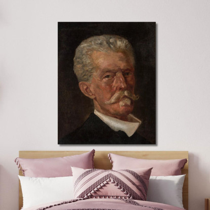 Testa D'Uomo Jacek Malczewski jml38 quadro stampato su tela