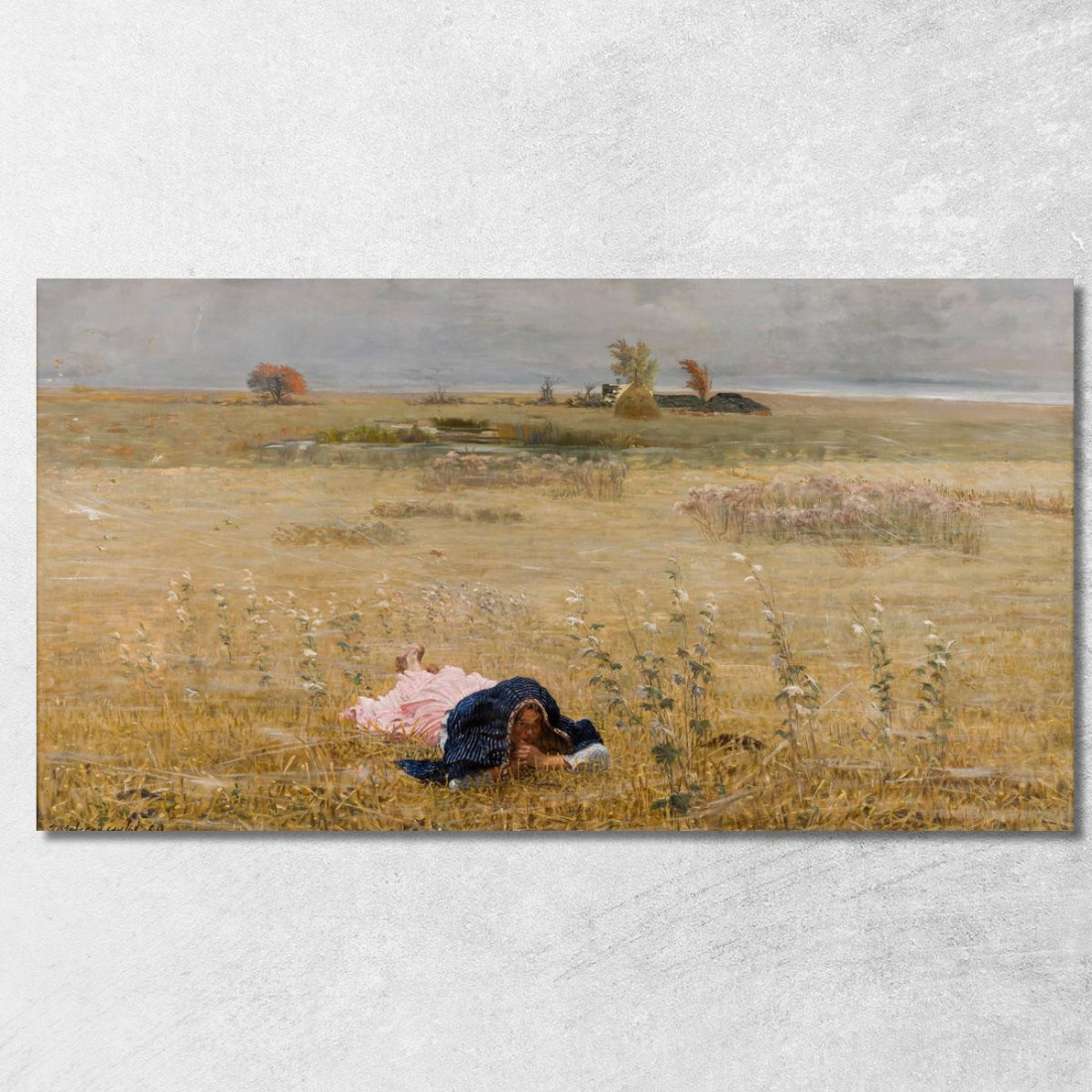 In Autunno Jacek Malczewski jml42 quadro stampato su tela In Autunno Jacek Malczewski jml42 quadro stampato su tela