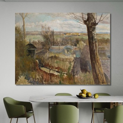 Paesaggio Da Salwator Jacek Malczewski jml48 quadro stampato su tela