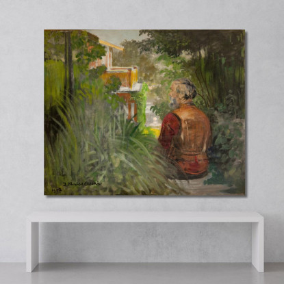 Paesaggio Con Un Palazzo Jacek Malczewski jml50 quadro stampato su tela