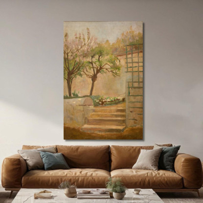 Paesaggio Con Piccole Scale Jacek Malczewski jml53 quadro stampato su tela