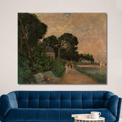 Paesaggio Jacek Malczewski jml55 quadro stampato su tela