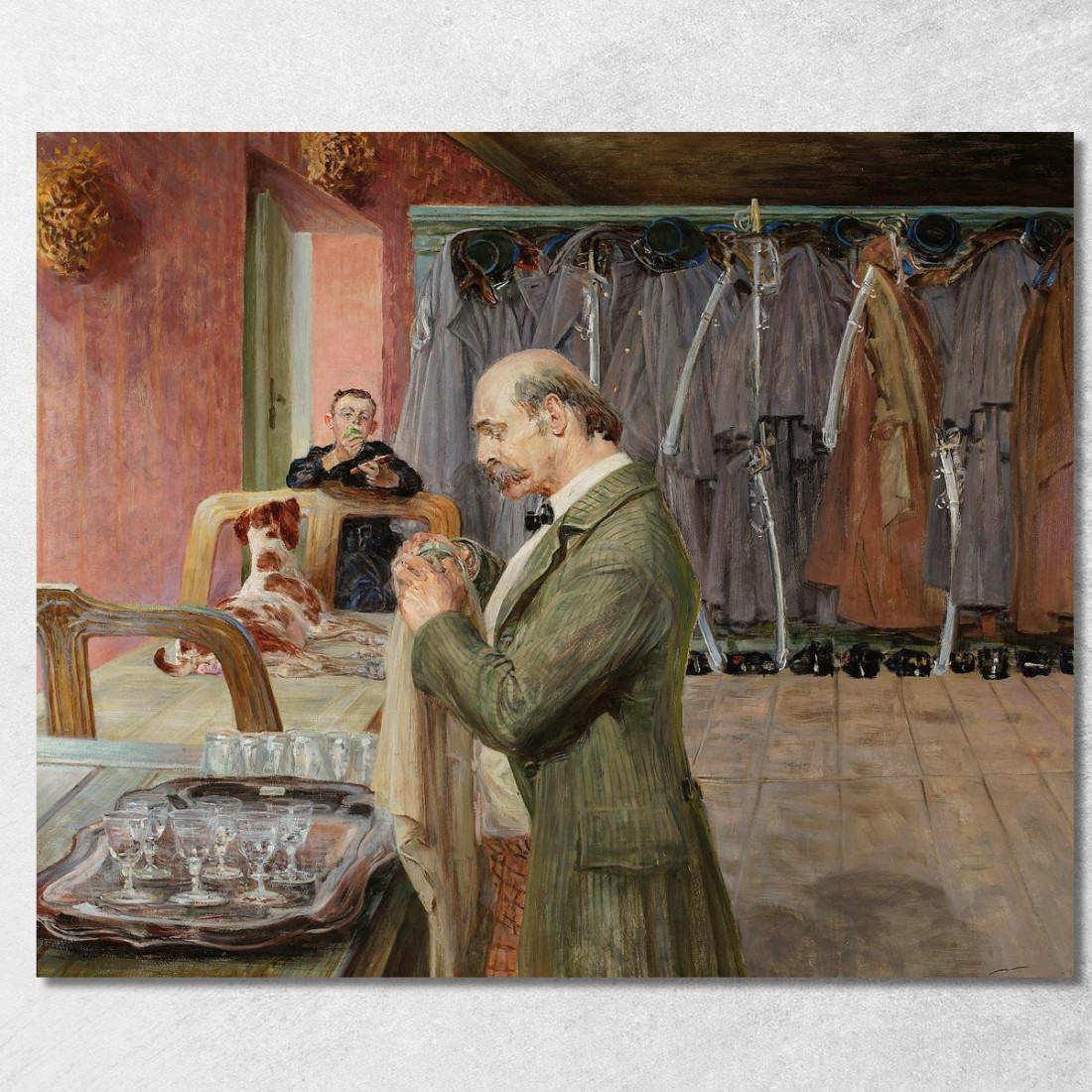 La Mia Vita Sezione Centrale Del Trittico Jacek Malczewski jml62 quadro stampato su tela La Mia Vita Sezione Centrale Del Trittico Jacek Malczewski jml62 quadro stampato su tela