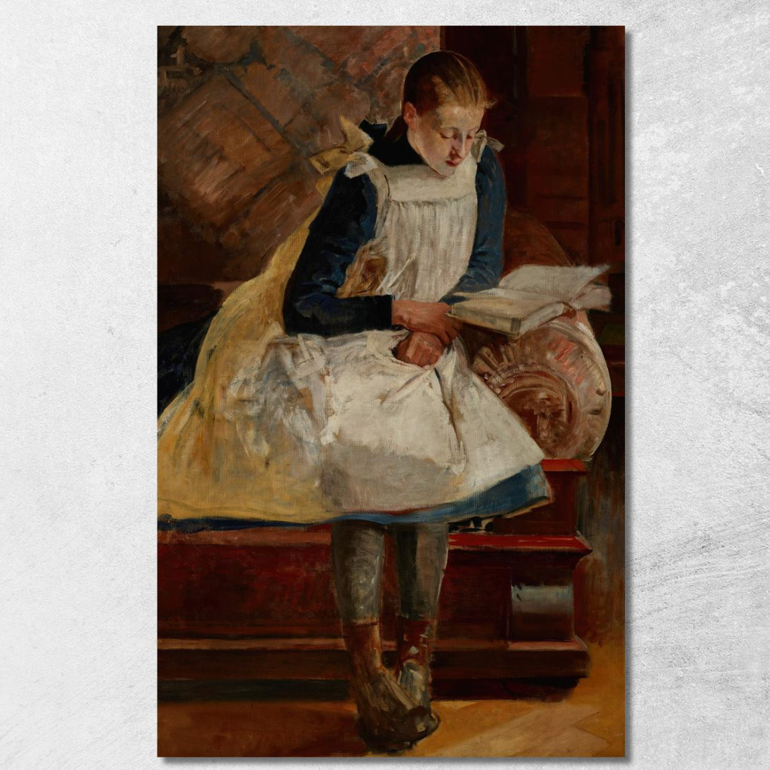 Ritratto Della Figlia Dell'Artista Julia Jacek Malczewski jml81 quadro stampato su tela Ritratto Della Figlia Dell'Artista Julia Jacek Malczewski jml81 quadro stampato su tela