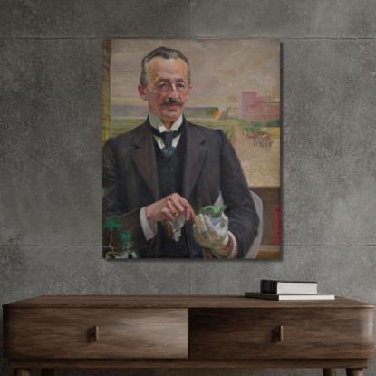 Ritratto Di Józef Sare Vicepresidente Della Città Di Cracovia Jacek Malczewski jml90 quadro stampato su tela