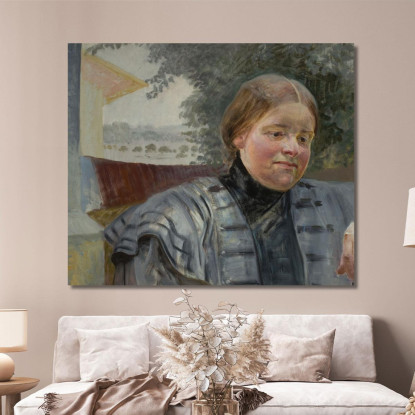Ritratto Di Suor Helena Jacek Malczewski jml93 quadro stampato su tela