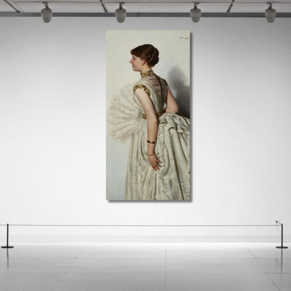 Ritratto Della Fidanzata Jacek Malczewski jml94 quadro stampato su tela