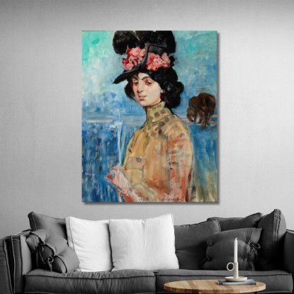 Ritratto Di Zofia Atteslander Jacek Malczewski jml96 quadro stampato su tela
