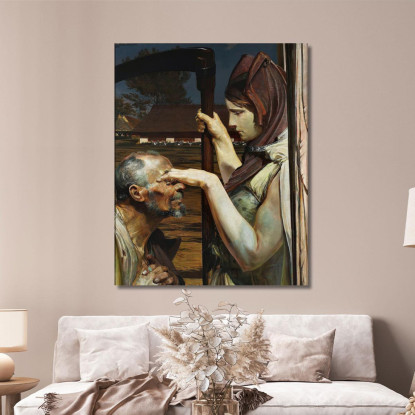 Morte Jacek Malczewski jml120 quadro stampato su tela