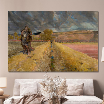 Sant'Agnese Jacek Malczewski jml126 quadro stampato su tela