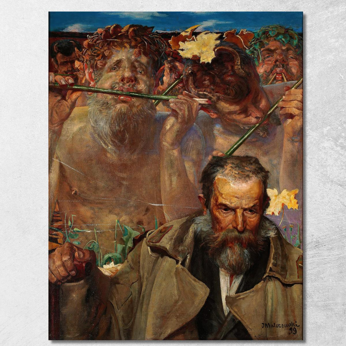 Storia Di Una Canzone Ritratto Di Adam Asnyk Jacek Malczewski jml128 quadro stampato su tela Storia Di Una Canzone Ritratto Di Adam Asnyk Jacek Malczewski jml128 quadro stampato su tela