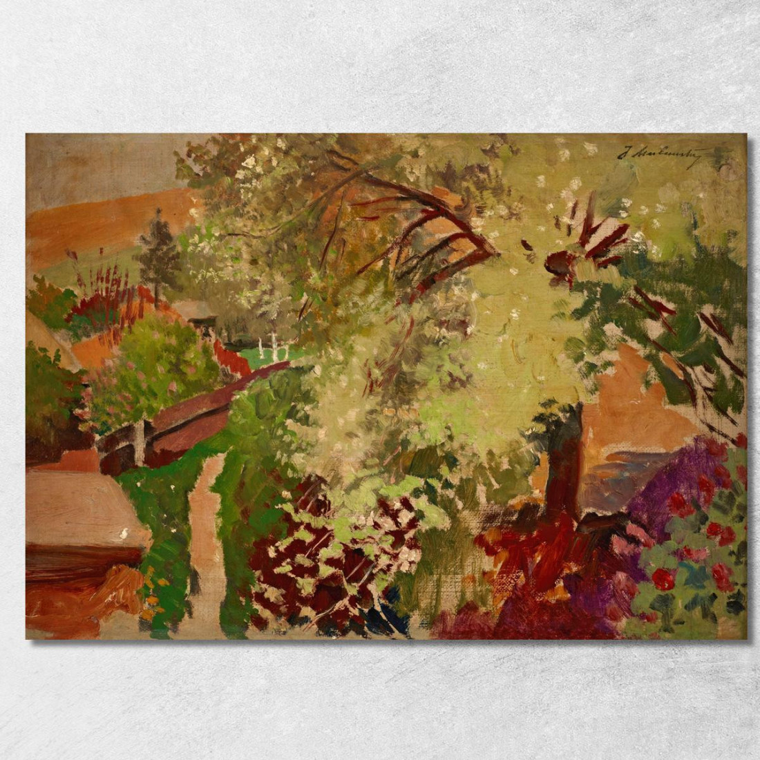 Paesaggio Estivo Jacek Malczewski jml131 quadro stampato su tela Paesaggio Estivo Jacek Malczewski jml131 quadro stampato su tela