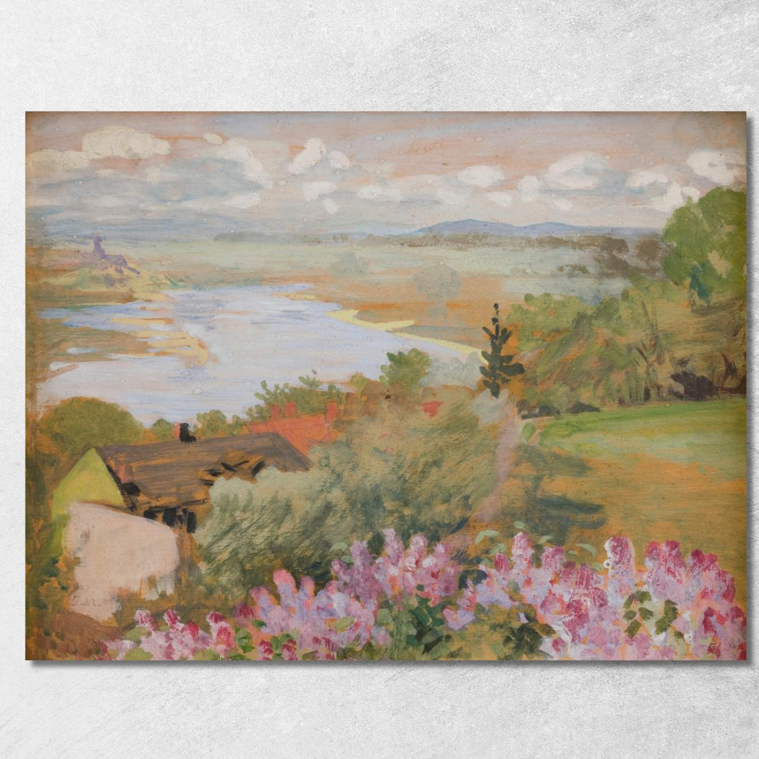 Valle Della Vistola Da Zwierzyniec Jacek Malczewski jml139 quadro stampato su tela Valle Della Vistola Da Zwierzyniec Jacek Malczewski jml139 quadro stampato su tela