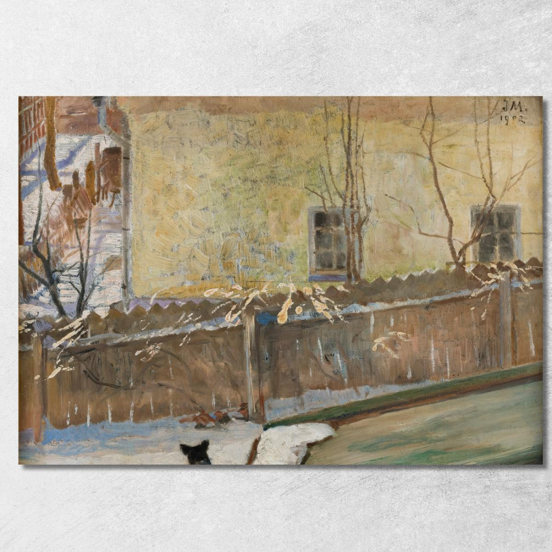 Paesaggio Invernale Jacek Malczewski jml144 quadro stampato su tela Paesaggio Invernale Jacek Malczewski jml144 quadro stampato su tela