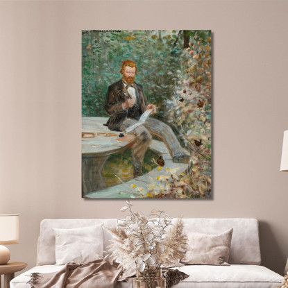 Ritratto Di Adolf Dygasinski Jacek Malczewski jml155 quadro stampato su tela