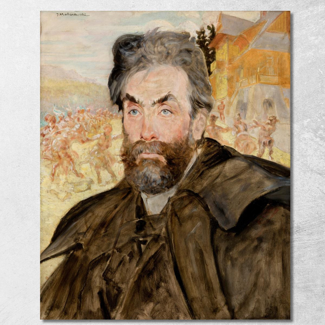 Ritratto Di Stanislaw Witkiewicz Jacek Malczewski jml165 quadro stampato su tela Ritratto Di Stanislaw Witkiewicz Jacek Malczewski jml165 quadro stampato su tela