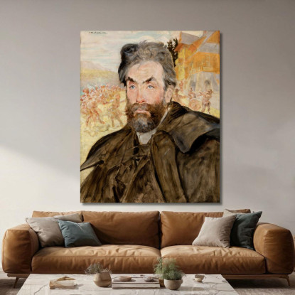 Ritratto Di Stanislaw Witkiewicz Jacek Malczewski jml165 quadro stampato su tela