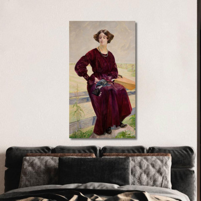 La Canzone Finita Jacek Malczewski jml174 quadro stampato su tela