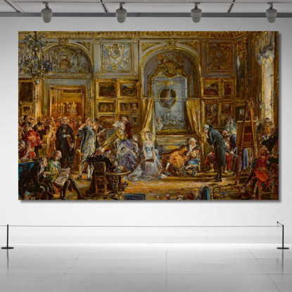 Costituzione Del 3 Maggio. Seym Quadriennale. Commissione Dell'Istruzione Jan Matejko jmt72 quadro stampato su tela