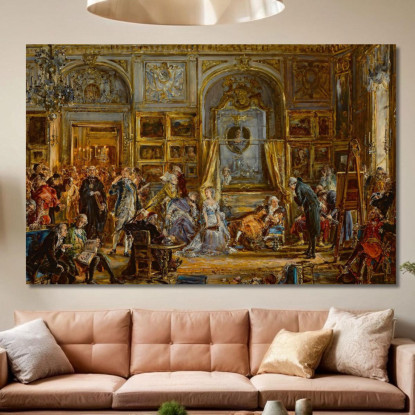 Costituzione Del 3 Maggio. Seym Quadriennale. Commissione Dell'Istruzione Jan Matejko jmt72 quadro stampato su tela