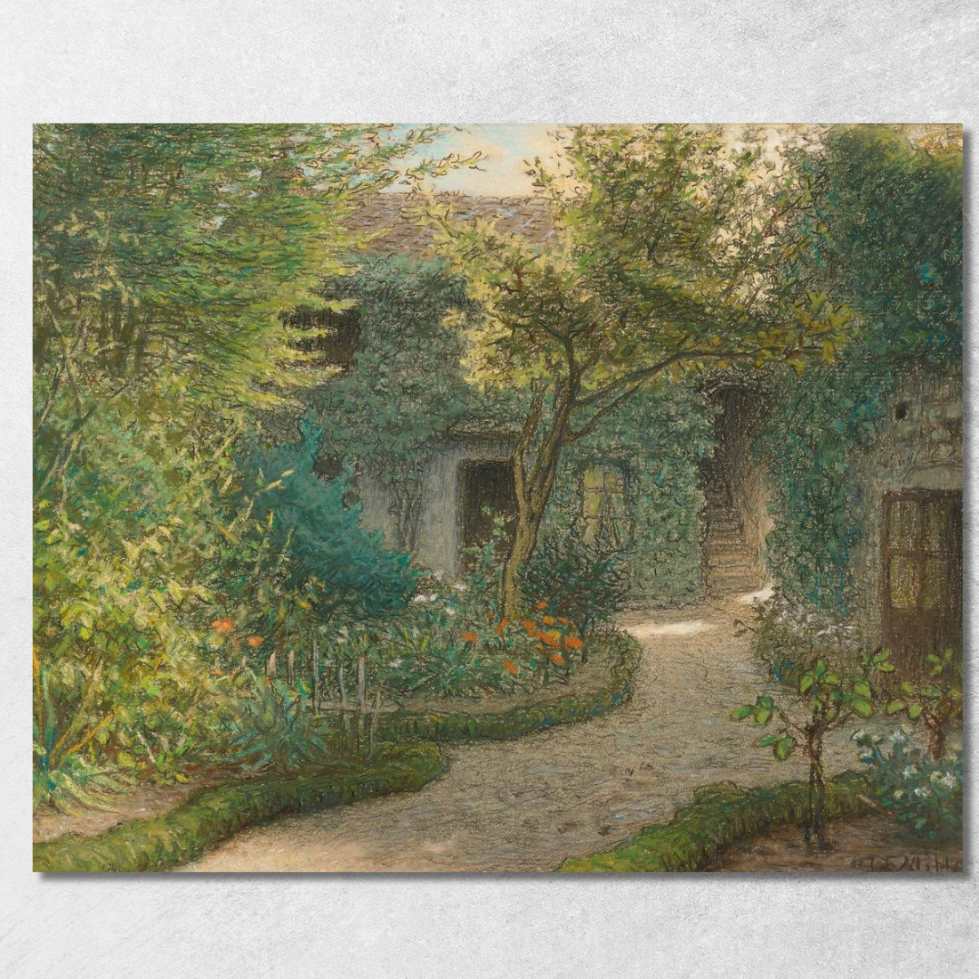 La Casa Di Théodore Rousseau A Barbizon Jean-François Millet jfm83 quadro stampato su tela La Casa Di Théodore Rousseau A Barbizon Jean-François Millet jfm83 quadro stampato su tela