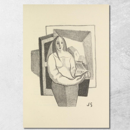 Come Una Moglie Ha Una Mucca 1 Juan Gris jgr4 quadro stampato su tela