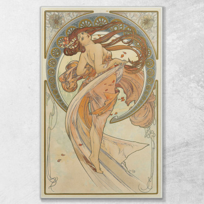 Le Arti 2 Alphonse Mucha amu115 quadro stampato su tela