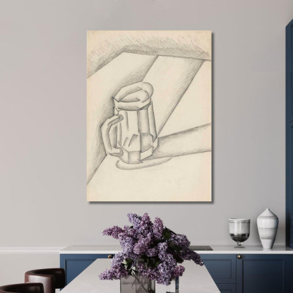 Boccale Di Birra Juan Gris jgr11 quadro stampato su tela