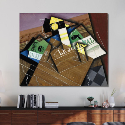Fantasmi Juan Gris jgr22 quadro stampato su tela