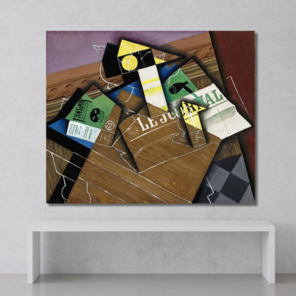 Fantasmi Juan Gris jgr22 quadro stampato su tela
