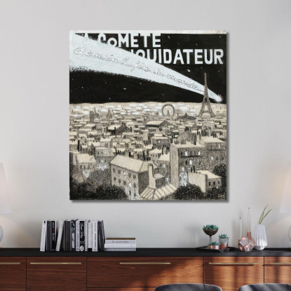 La Cometa Liquidatrice Juan Gris jgr35 quadro stampato su tela