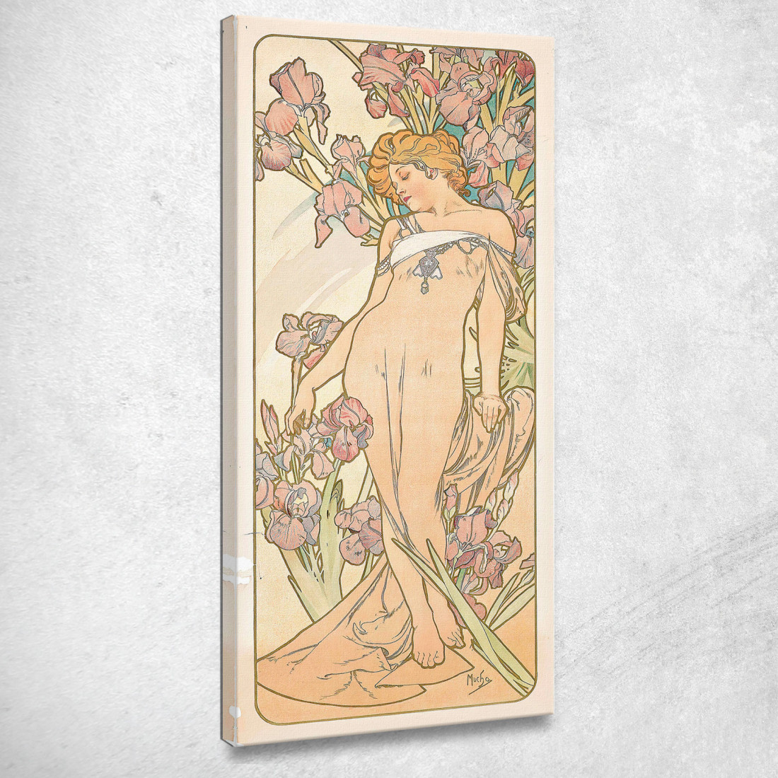 Il Loro È Alphonse Mucha amu119 quadro stampato su tela Il Loro È Alphonse Mucha amu119 quadro stampato su tela
