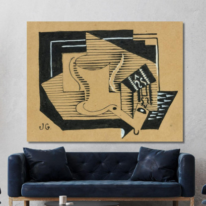 Natura Morta Con Compotier Juan Gris jgr54 quadro stampato su tela