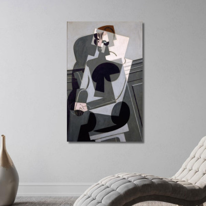 Ritratto Di Josette Gris Juan Gris jgr57 quadro stampato su tela