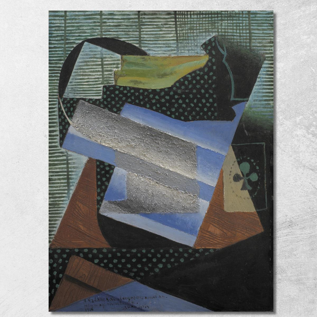 Natura Morta Juan Gris jgr62 quadro stampato su tela Natura Morta Juan Gris jgr62 quadro stampato su tela