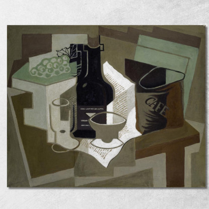 La Borsa Del Caffè Juan Gris jgr65 quadro stampato su tela