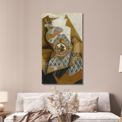 La Bottiglia Di Anís Del Mono Juan Gris jgr67 quadro stampato su tela