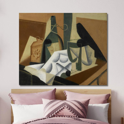 La Tovaglia Bianca Juan Gris jgr74 quadro stampato su tela