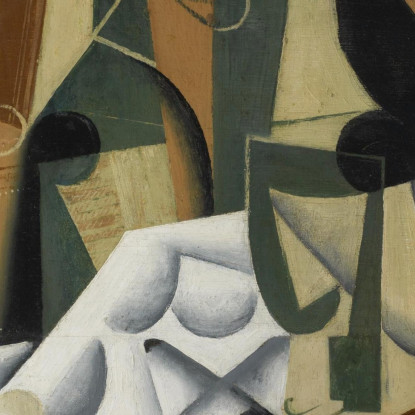La Tovaglia Bianca Juan Gris jgr74 quadro stampato su tela