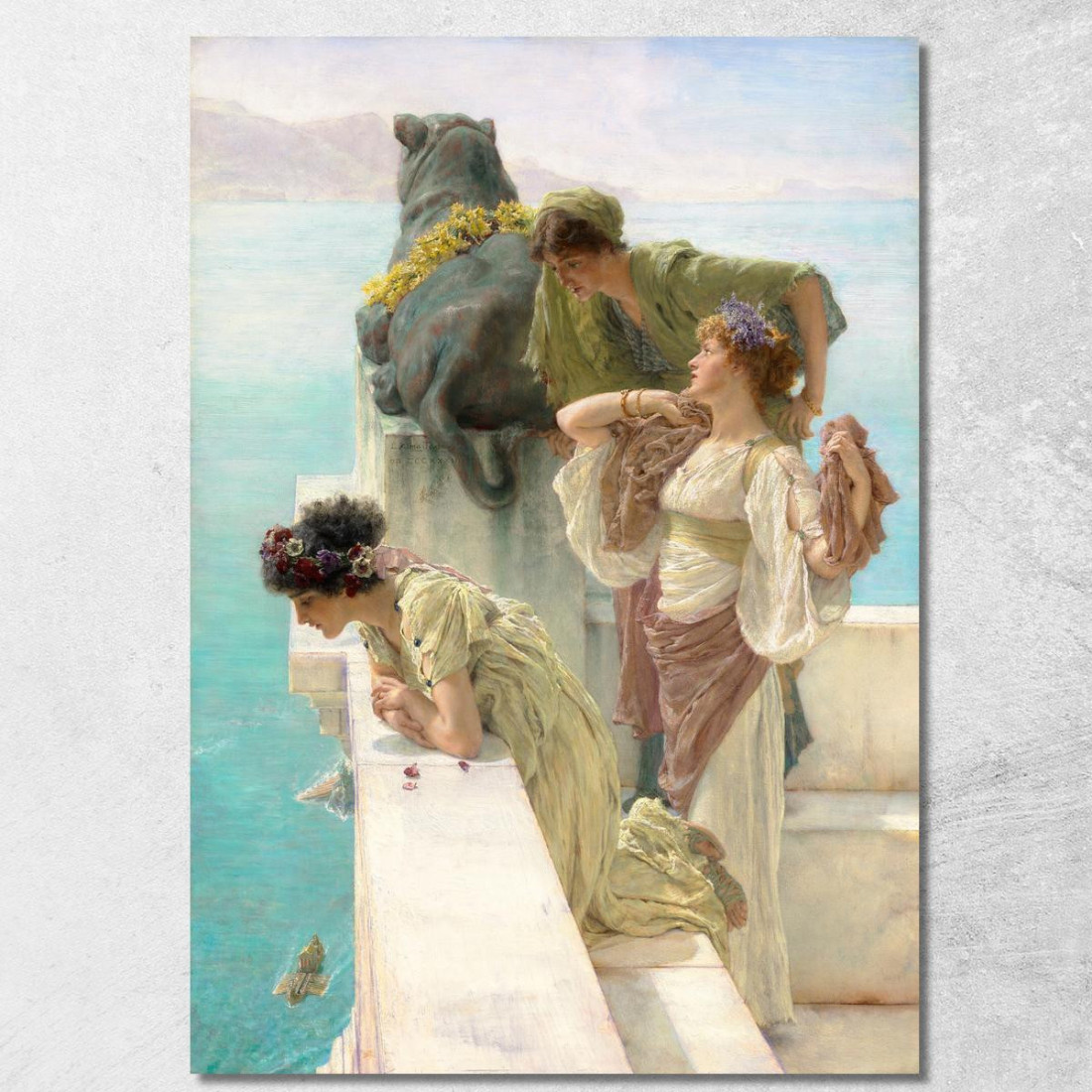 Un Segno Di Vantaggio Lawrence Alma-Tadema lat2 quadro stampato su tela Un Segno Di Vantaggio Lawrence Alma-Tadema lat2 quadro stampato su tela