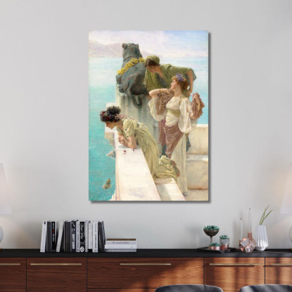 Un Segno Di Vantaggio Lawrence Alma-Tadema lat2 quadro stampato su tela