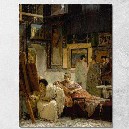 Una Galleria Di Immagini Lawrence Alma-Tadema lat6 quadro stampato su tela