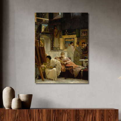 Una Galleria Di Immagini Lawrence Alma-Tadema lat6 quadro stampato su tela