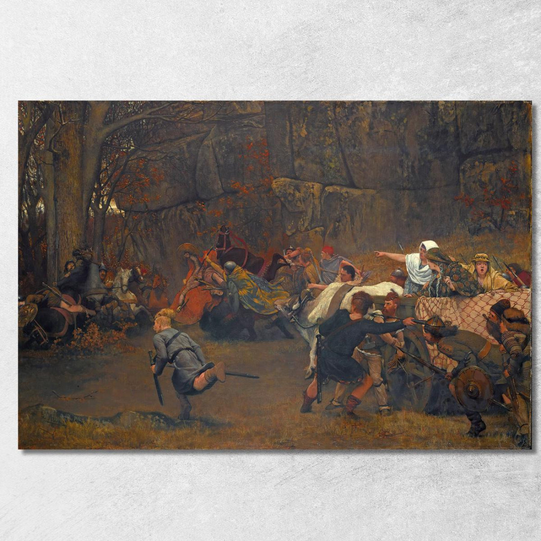 Gunthram Bose E Le Sue Figlie Lawrence Alma-Tadema lat22 quadro stampato su tela Gunthram Bose E Le Sue Figlie Lawrence Alma-Tadema lat22 quadro stampato su tela