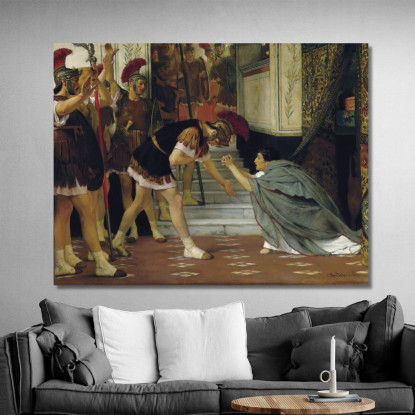 Proclamazione Di Claudio Imperatore Opus Xlviii Lawrence Alma-Tadema lat33 quadro stampato su tela